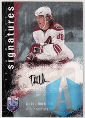 PETER MUELLER 2007-08 BE A PLAYER SIGNATURES CERTIFIED AUTOGRAPH